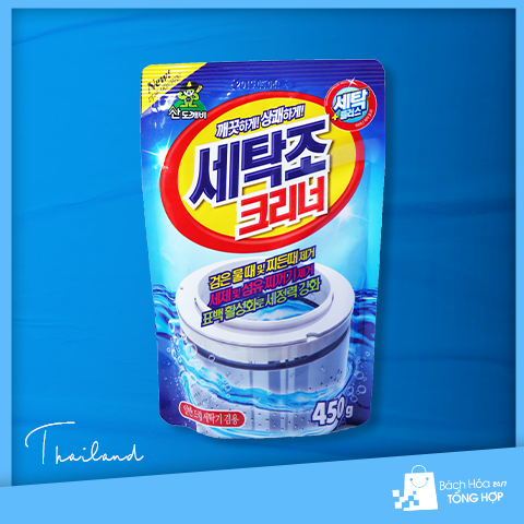 [CHÍNH HÃNG] Bột tẩy vệ sinh lồng máy giặt Sandokkaebi Hàn Quốc 450g