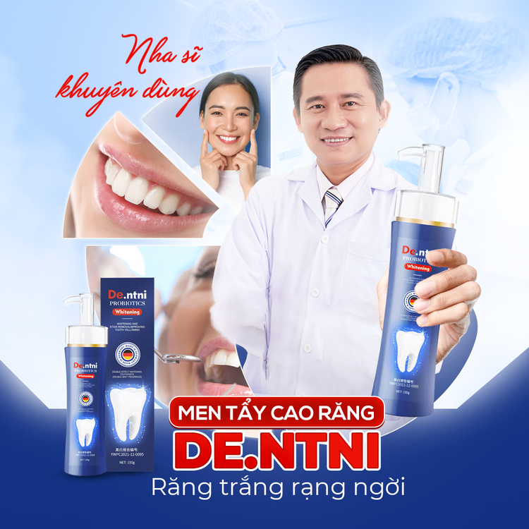 Men tẩy trắng răng DE.NTIN