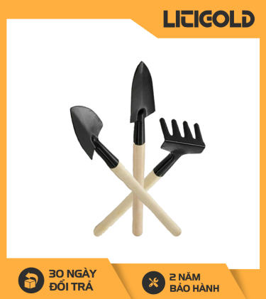 Bộ Dụng Cụ Làm Vườn Mini 3 Món Tiện Dụng - Litigold