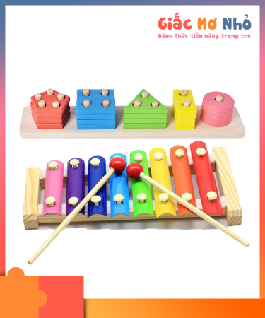 [Combo] Làm Quen Với Màu Sắc Và Hình Khối