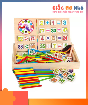 Hộp Que Tính Giúp Bé Học Toán