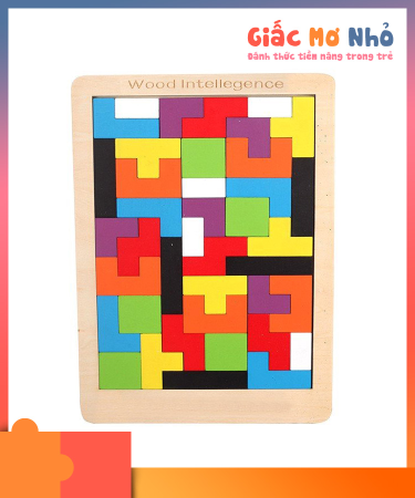 Bộ Xếp Gạch Bằng Gỗ