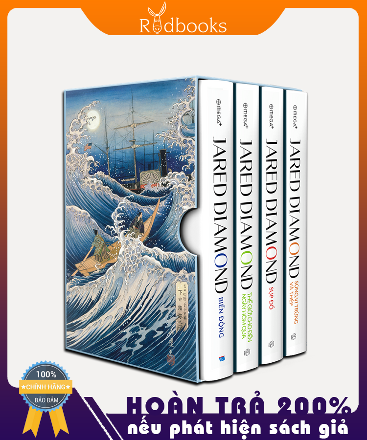 Bộ Sách Lịch Sử Nhân Loại - Jared Diamond (Trọn bộ 4 Cuốn)