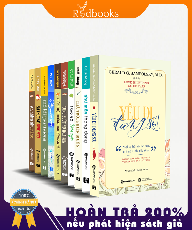 Yêu Đi Đừng Sợ - 10 cuốn sách Mở Lối Yêu Thương để Thả Trôi Phiền Muộn