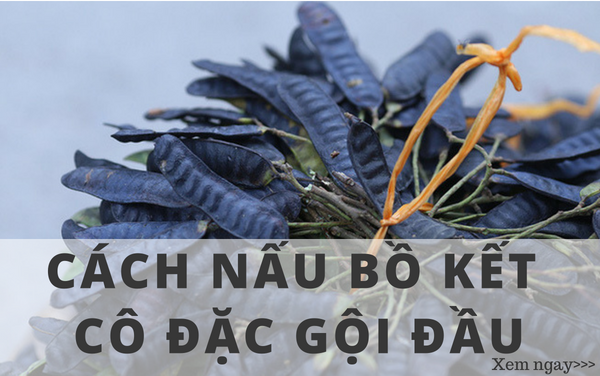 Bí quyết nấu bồ kết cô đặc gội đầu