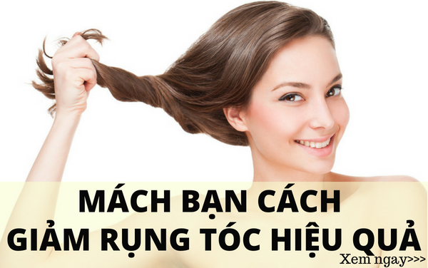 Những cách giảm rụng tóc hiệu quả