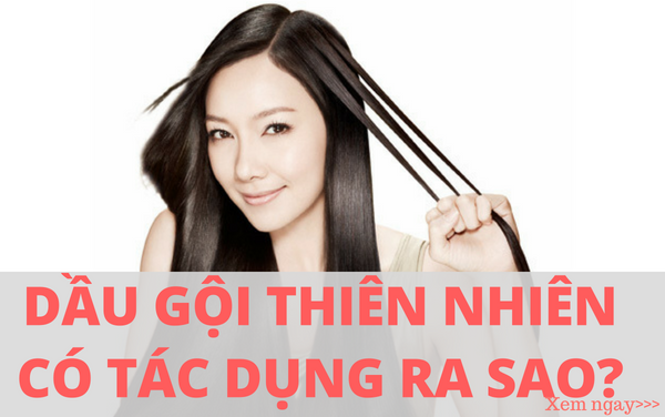 Dầu gội thiên nhiên - xu hướng chăm sóc tóc hiện nay