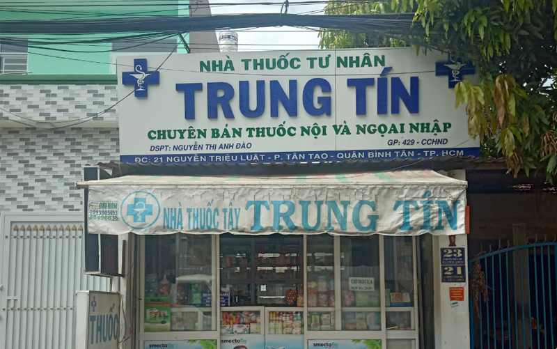 Nhà thuốc Trung Tín - 21 Nguyễn Triệu Luật, Tân Tạo,  Bình Tân, TP.HCM