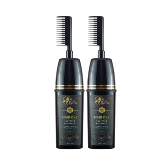 [Combo Tiết Kiệm] Lược Phủ bạc Hắc Nhân Sâm (Màu Đen)