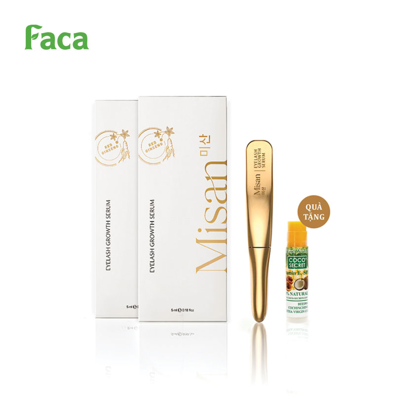 COMBO 2 HỘP Tinh Chất Dưỡng Mi Misan - Kích Dài Mi, Ngăn Gãy Rụng, Không Cay, Không Thâm